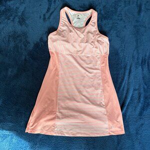 Fila Pink Striped Athletic Dress | Tennis Dress | Racerback | Size M